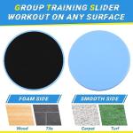 Jenaai 24 Pcs Core Sliders for Group Workouts