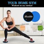 ZILLEEN Exercise Sliders - Pilates Fitness Discs, 2 Pack