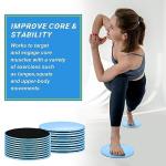 Jenaai 24 Pcs Core Sliders for Group Workouts