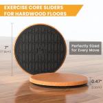 MUYOS Exercise Sliders for Core Workouts (2 Pack)