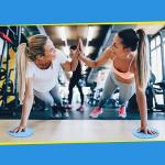 Jenaai 24 Pcs Core Sliders for Group Workouts