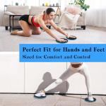 ZILLEEN Exercise Sliders - Pilates Fitness Discs, 2 Pack