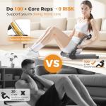 Adjustable Ab Trainer with Resistance Levels