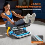 Adjustable Ab Crunch Machine for Home Workouts