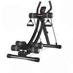 Adjustable Ab Machine with Resistance Bands for Home Gym