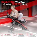 Bigzzia Adjustable Ab Bench – Full Body Workout