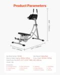 VEVOR Ab Workout Machine for Home Fitness