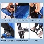 Leikefitness Foldable Ab Exercise Chair for Core Strength