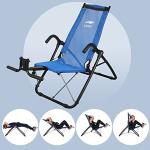 Leikefitness Foldable Ab Exercise Chair for Core Strength