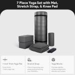 BalanceFrom 7-Piece Yoga Set with Extra Thick Mat