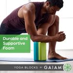Gaiam Yoga Block - Soft Non-Slip Foam Support