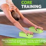 Premium Foam Yoga Blocks for Stretching and Toning