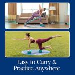 Tumaz Non-Slip Yoga Blocks Set with E-Book