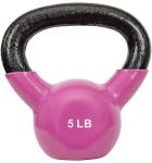Sunny Health & Fitness 5-Pound Vinyl Kettlebell