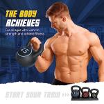 3-Piece Kettlebell Set for Home Gym Training