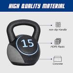 3-Piece Kettlebell Set for Home Gym Training