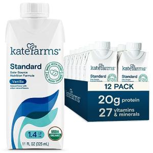 KATE FARMS Organic High Calorie Nutrition Shake 12 Pack