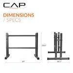 CAP Barbell 24" Utility Rack for Weights
