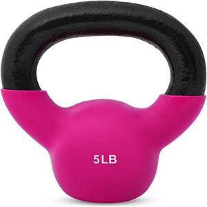 5 LB Vinyl Coated Iron Kettlebell Weights