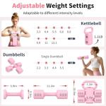 2-in-1 Adjustable Dumbbells Set for Home Workouts