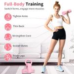 2-in-1 Adjustable Dumbbells Set for Home Workouts