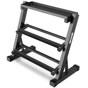 3-Tier Dumbbell Rack for Home Gym Fitness