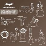 Leikefitness 2-in-1 Kettlebell & Dumbbell Set