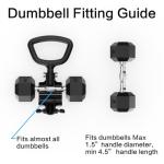 Adjustable Kettlebell Handle for Dumbbells