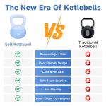 Leikefitness 10 LB Soft Kettlebell for Home Workouts