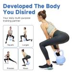 Leikefitness 10 LB Soft Kettlebell for Home Workouts