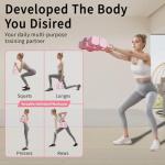 Adjustable 4-in-1 Kettlebell Set for Women