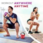 10 LB Neoprene Kettlebell for Home Workouts