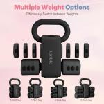 Adjustable Dumbbell and Kettlebell Set for Women