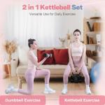 Adjustable Dumbbell and Kettlebell Set for Women
