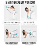 TonerBum 5LB Kettlebell Dumbbell for Glutes