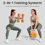 Adjustable Dumbbell & Kettlebell Set for Home Workouts