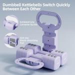Adjustable Dumbbell and Kettlebell Set for Women