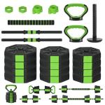 Adjustable Dumbbells 44/66/88Lbs 4-in-1 Weight Set