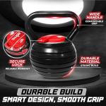 Yes4All Adjustable Kettlebell with Kettle Grip