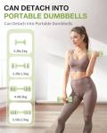 Adjustable Kettlebell and Dumbbell Set for Fitness