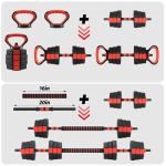Adjustable Dumbbell Set: 4-in-1 Free Weights