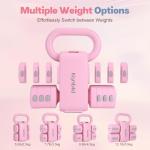 Adjustable Dumbbell and Kettlebell Set for Women