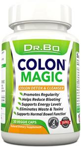 Natural Colon Cleanse Detox Pills for Bloating Relief