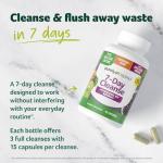 7-Day Detox Cleanse Capsules with Probiotics & Enzymes