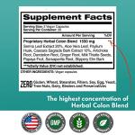 Colon Cleanse Capsules with Herbal Blend - 60 Count