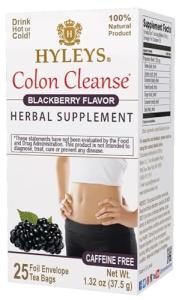 HYLEYS Blackberry Flavor Colon Cleanse Tea - 25 Bags