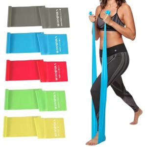 5-Pack Resistance Bands for Workouts and Therapy