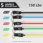 Fitvids 5-Level Resistance Loop Bands Set