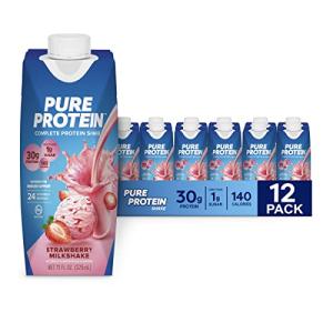 Strawberry Protein Shake - 30g Complete Protein, 12 Pack