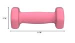 Pink 2-Pound Neoprene Dumbbell Hand Weights